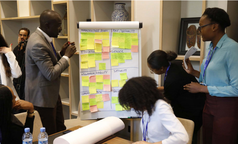 PolicyCenterNS's tweet photo. INTERGENERATIONAL DIALOGUE | During @Atl_Dialogues #EmergingLeaders program, 45 ELs took part in a closed-door meeting to elaborate a strategy to push forward &amp; reinforce the feeling of belonging to the #Atlantic community. Read their report #Vision2025 https://t.co/4adxx7gKzM https://t.co/3wOX5EkOXh