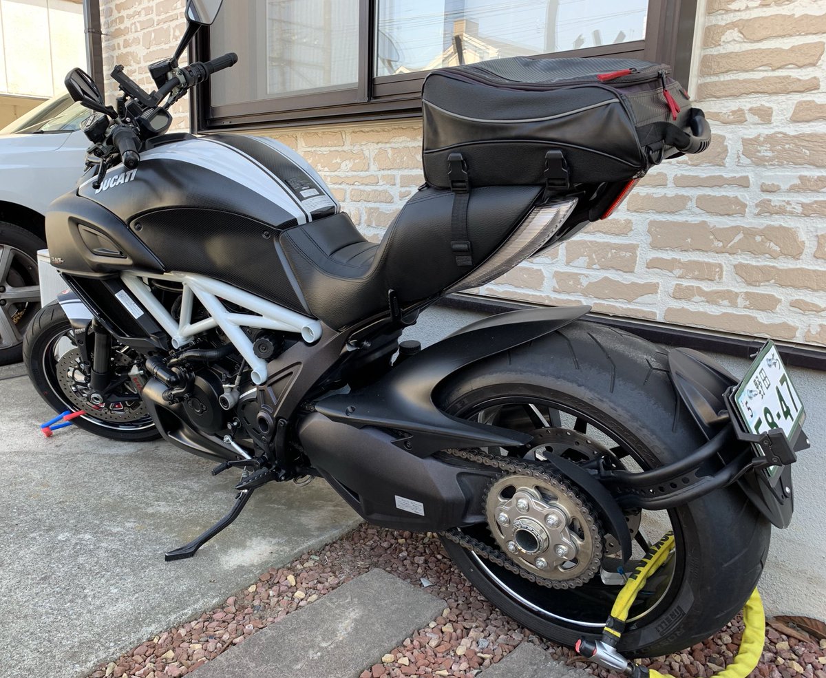 桜 印 ドゥカティパフォーマンス DIAVEL ツーリングシート | www