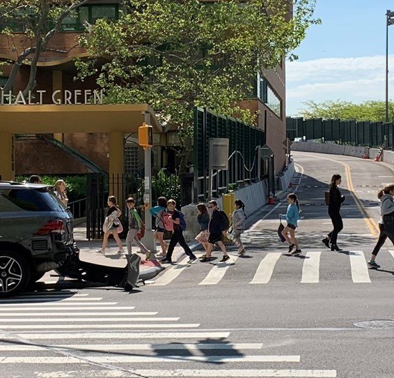 MTSRepurpose's tweet photo. @JudyRybak @ScrappyRecycler And FYI - Just weeks after opening, #91stmts safety "features" like reduced truck flow & traffic flagperson, didn't stop (at least)1 crash at ramp-right where kids enter AG every day! @LizKrueger @Rebecca76AD @BenKallos @galeabrewer @CarolynBMaloney @CB8M @scottmstringer @p2pnyc https://t.co/aZtjssvD8A