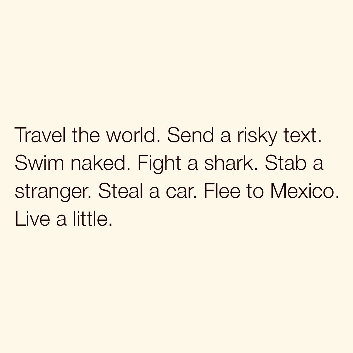 MelodyGreen71's tweet photo. It’s the weekend, do what moves you.
❤️🤣
#bebrave #bebold #gotomexico #swimnaked #sharknado #travel #liveitup #onechanceatlife #momlife #somedays #cracra #nostabystaby #saturdayvibes #sahm https://t.co/sJFWRK8Tmi