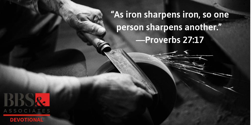 bbsassociates's tweet photo. A picture paints a thousand words. The image of a craftsman pressing the blade of a sword against an iron stone, sharpening it to combat-readiness, is employed in this proverb to reflect the importance of true friendship.
https://t.co/u2acqxH7bO
#devotional #changingtheworld https://t.co/dVlvl9Wjr3