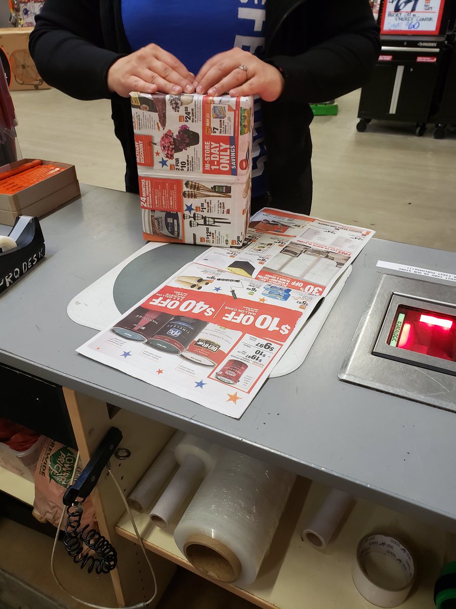 Lamkin1982 (@lamkin1982) on Twitter photo When you need a gift and have no wrapping paper we got you covered. #HOMEDEPOT <a href="/JustinGTHD/">Justin Gray</a> <a href="/wentzel_jessica/">Jessica Wentzel</a> <a href="/belford_melissa/">Melissa Beth Belford</a> <a href="/DillonTHD/">Dillon Musilek</a> <a href="/BeckyWalker81/">Becky Walker</a> <a href="/JoleneStout10/">Jolene Stout</a> <a href="/Ninlou1/">Ninlou</a> <a href="/thd4301/">Sioux Falls Home Depot #4301</a> When you need a gift and have no wrapping paper we got you covered. #HOMEDEPOT <a href="/JustinGTHD/">Justin Gray</a> <a href="/wentzel_jessica/">Jessica Wentzel</a> <a href="/belford_melissa/">Melissa Beth Belford</a> <a href="/DillonTHD/">Dillon Musilek</a> <a href="/BeckyWalker81/">Becky Walker</a> <a href="/JoleneStout10/">Jolene Stout</a> <a href="/Ninlou1/">Ninlou</a> <a href="/thd4301/">Sioux Falls Home Depot #4301</a>