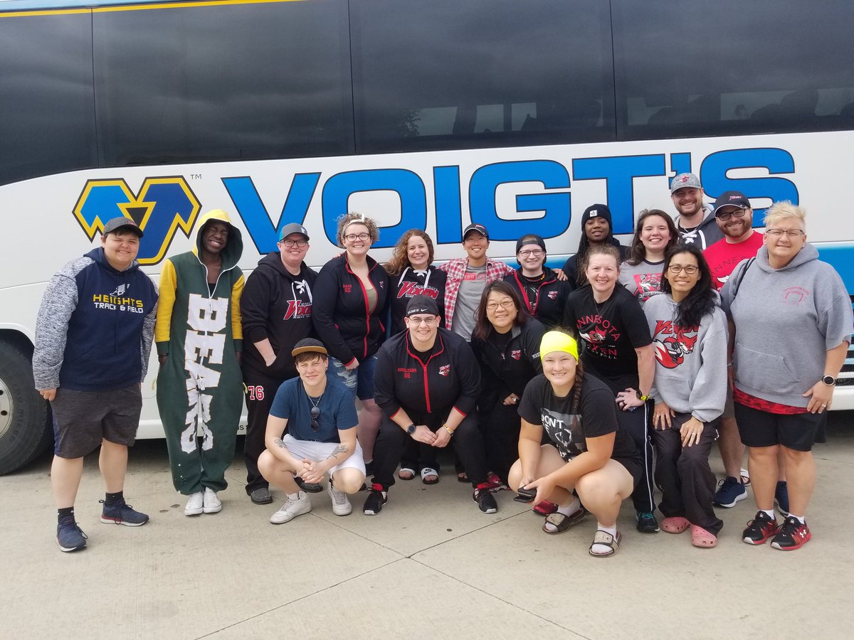 MN_Vixen's tweet photo. On our way to St. Louis to take on the @stlslamfootball 
#SquadUp #Voigts
#WFAFootball https://t.co/M49oNsiDfN