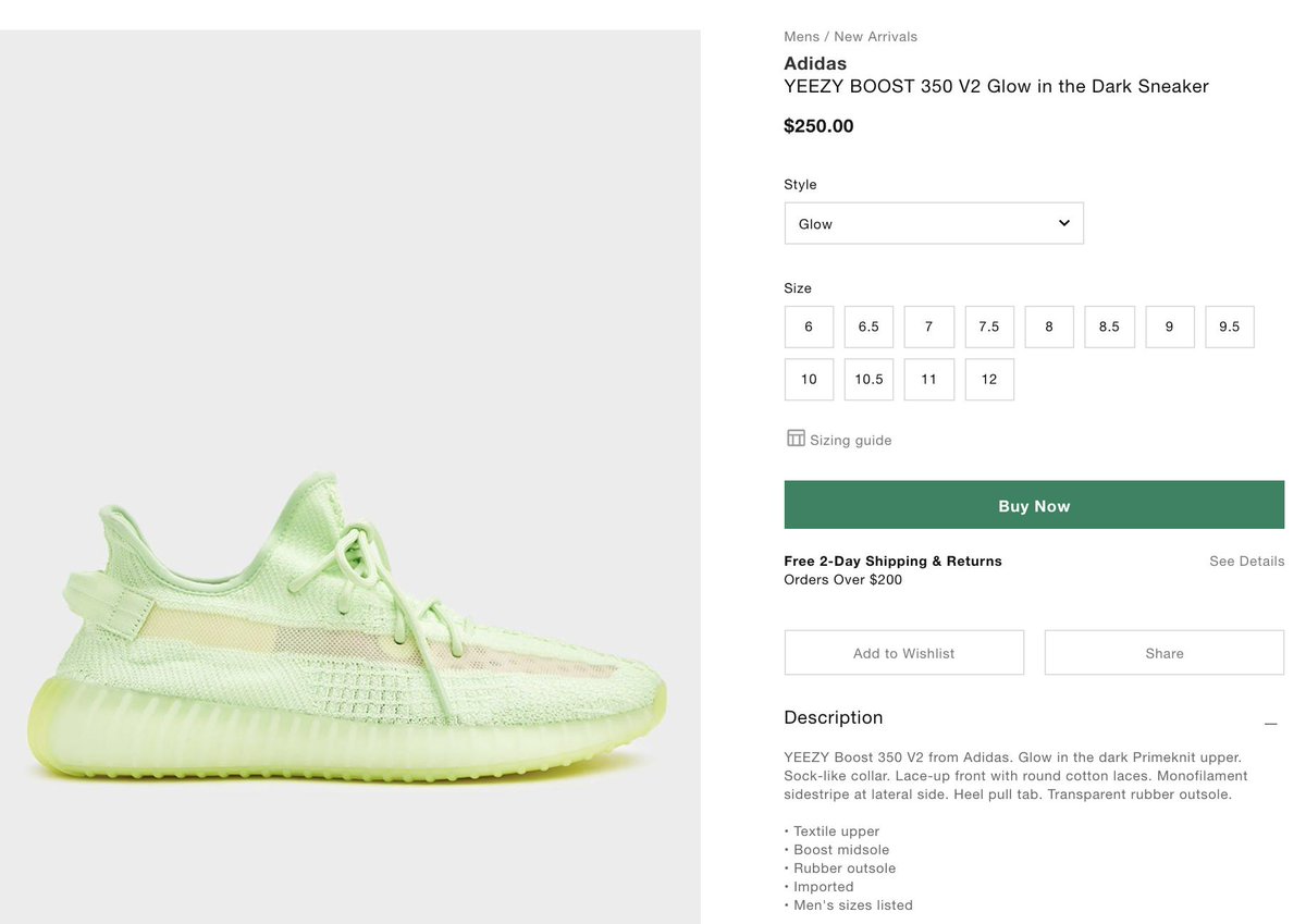 Yeezy Boost Inspired Glow In The Dark Sneakers For Women