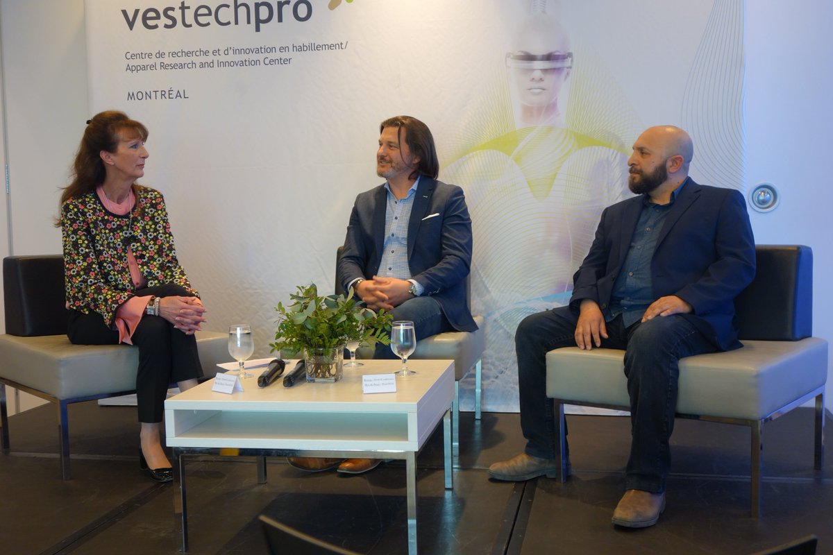 DLVisionMode's tweet photo. Inspirantes conférences présentées hier @ITHQofficiel par @vestechpro intitulées : stratégies innovantes pour la mode 4.0 et le développement durable. #ITHQ #développementdurable #slowfashion #modelocal #conférence #modemtl #mtlstyle #mtlmode #environnement #vestechpro https://t.co/Hw2MCzFFMf