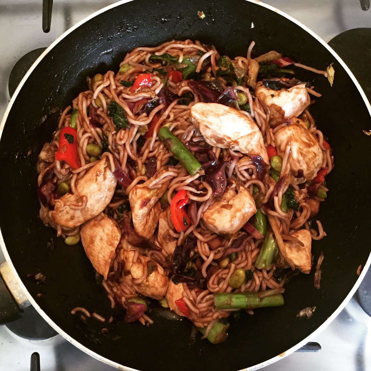 _carleyanne_'s tweet photo. Teriyaki Chicken Stir Fry ready for a busy week ... itβs not too bad π€€#food #homemade #teriyakichicken #homecooking #firsttimechef https://t.co/p6Ao8im7Dw