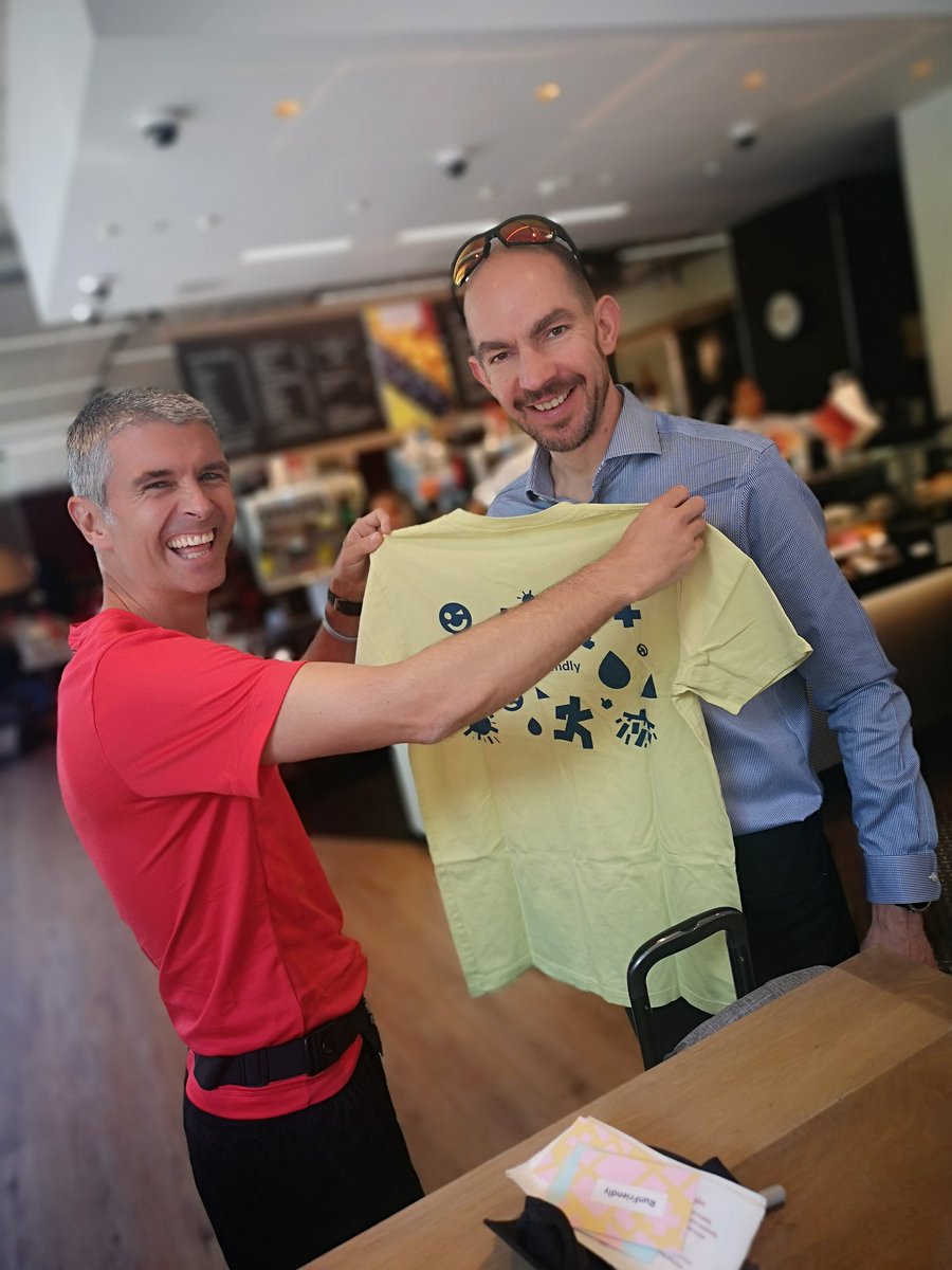 scottcainuk's tweet photo. One of our super users and early beta testers, @trisml, getting his @RunFriendly t-shirt this week.
Sign-up at https://t.co/AYRCGguq0N
#activetravel #runhappy #cyclefriendly #showersondemand #wellbeing #runfriendly #backfrominjury https://t.co/OJMNFcxIBo