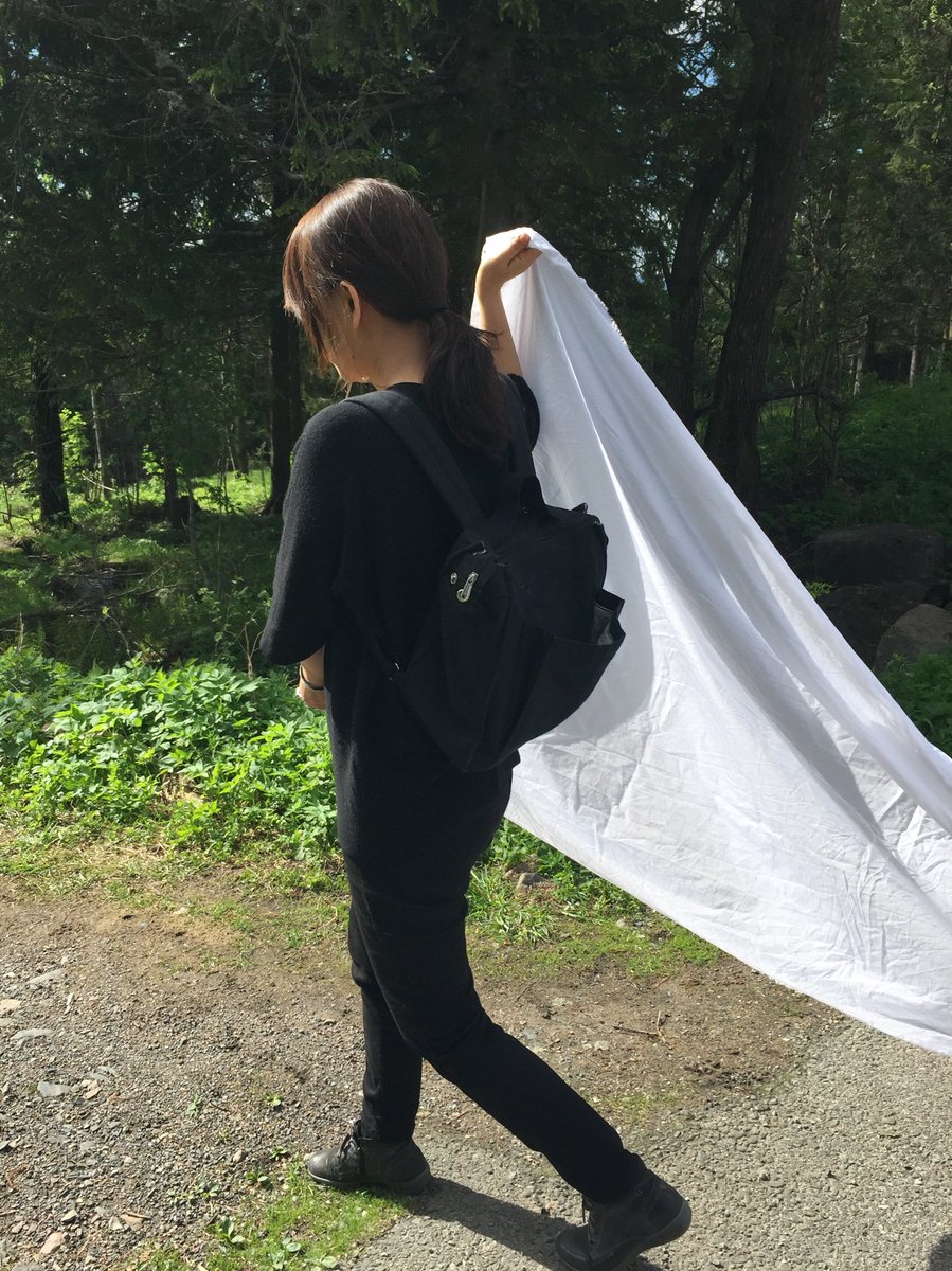 HamishH1931's tweet image. From HAN KANG’s backpack to Oslo’s Deichman Library, where her book manuscript now rests in a safe atop their oldest holding, a handwritten book from 1250, before final stage of journey to the #FutureLibrary —to be read in 95 years’ time