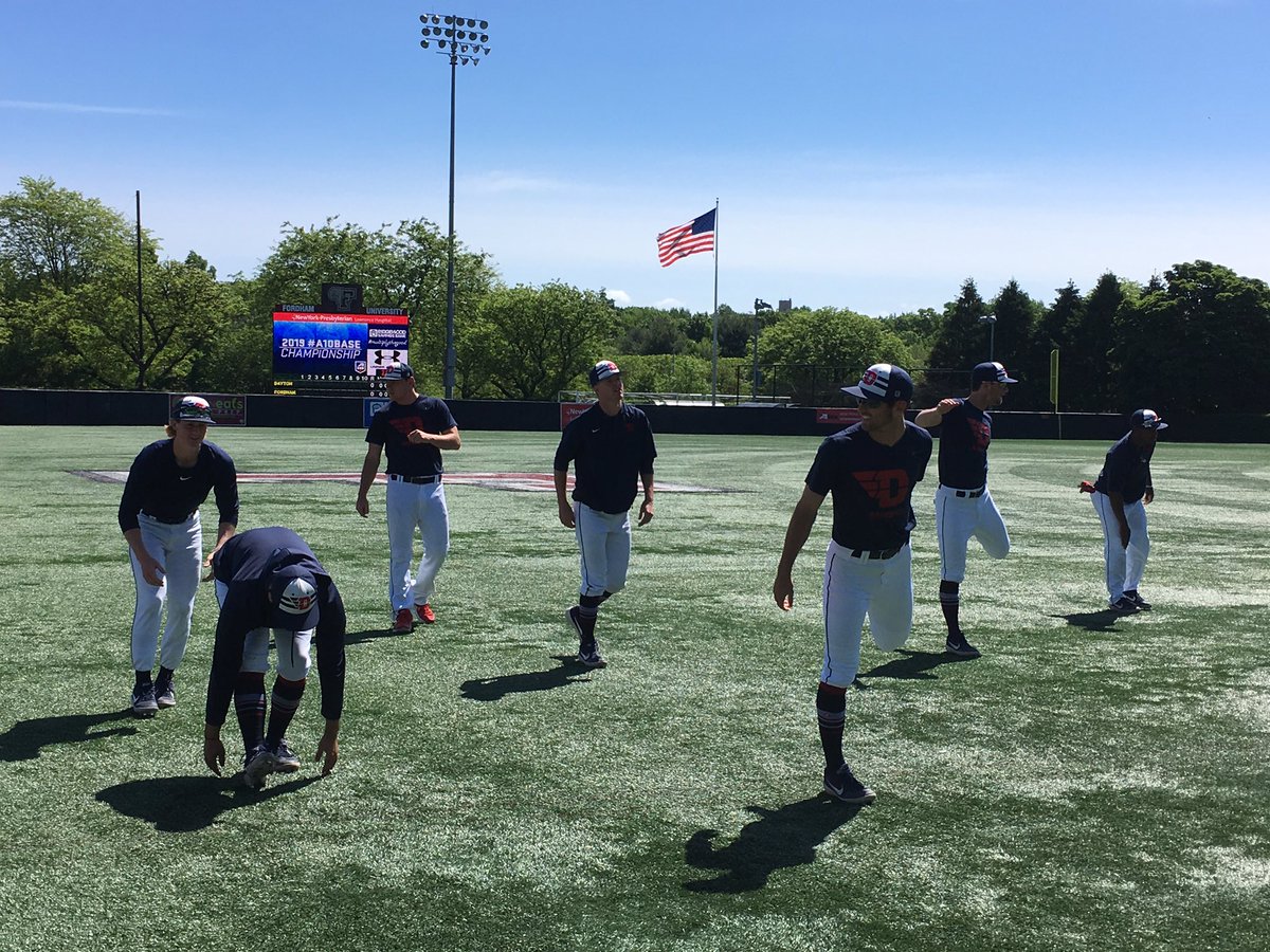 DaytonBaseball's tweet photo. CHAMPIONSHIP SATURDAY!

Dayton takes on Fordham at noon today in game one of the Atlantic 10 Championship!
#Flyboys✈️ https://t.co/EUVEET6y91