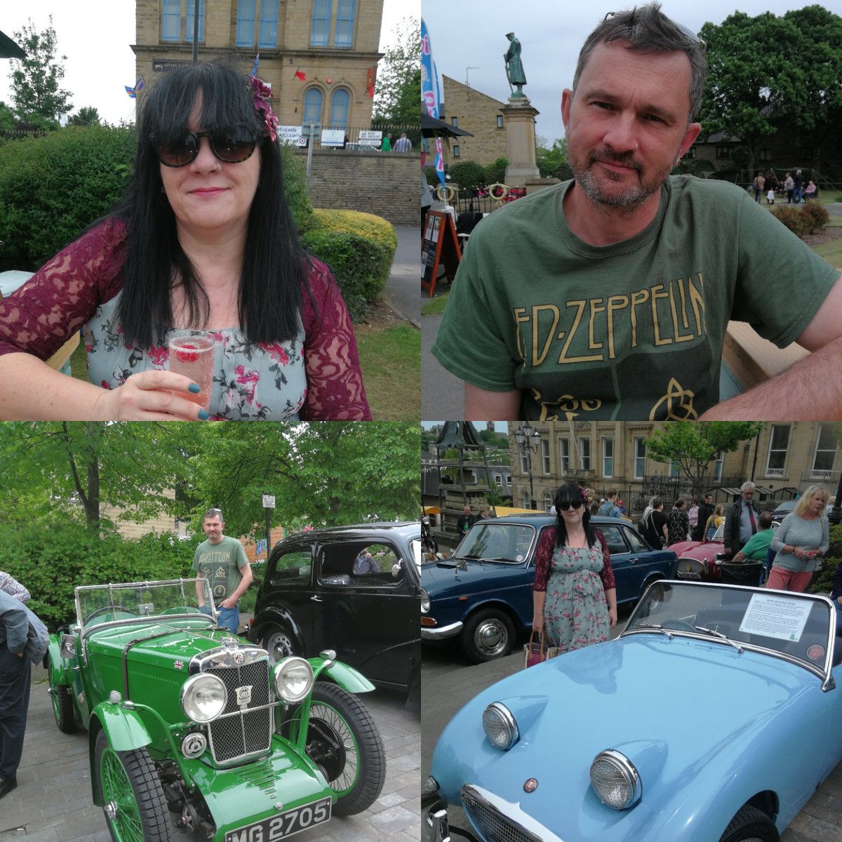 At Batley #vintageweekend with hubby