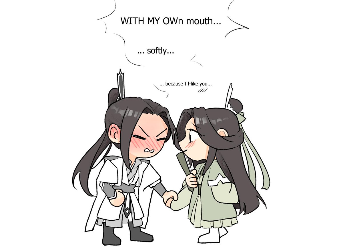 _aendee's tweet photo. wowie! lqg manages to confess AND gets a kiss?! what a lucky guy!

that's all i'm gonna do for liushenweek lol
#liushenweek #liushen https://t.co/rJoGOykTt5