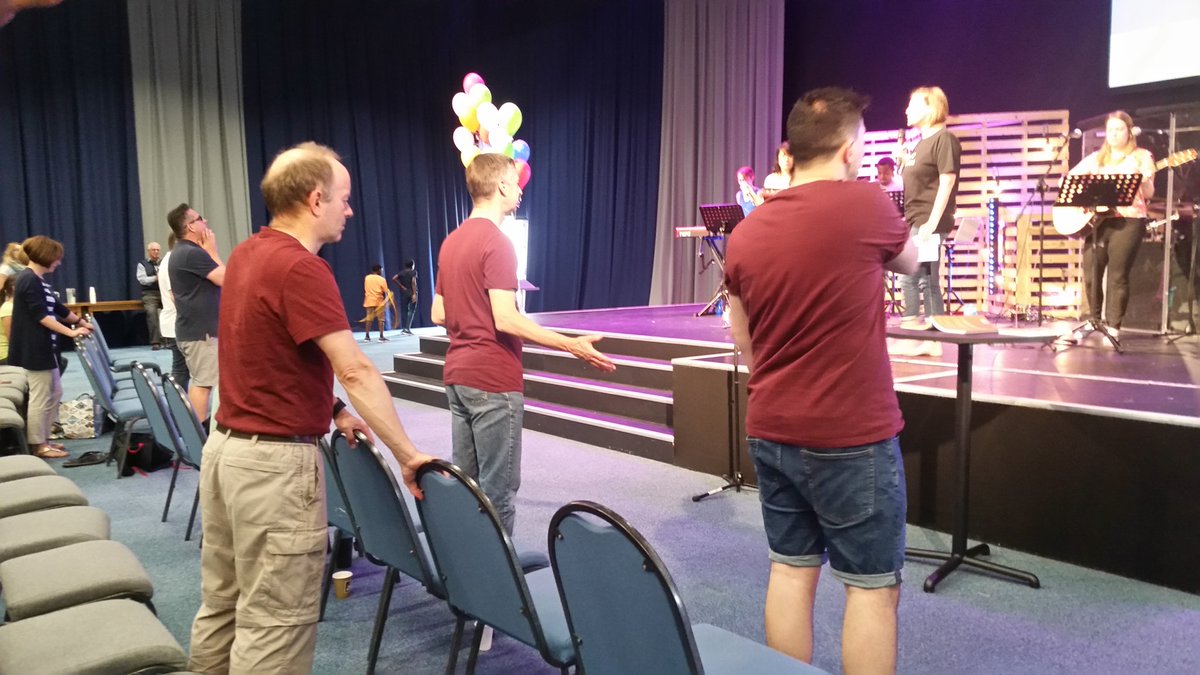 NewLifeChurchMK's tweet photo. Spot the elders' dress code for the Big Family Weekend. #NotNewfrontiersBlueCheck #FashionRebels #BFW19 https://t.co/f6dj0RugCa