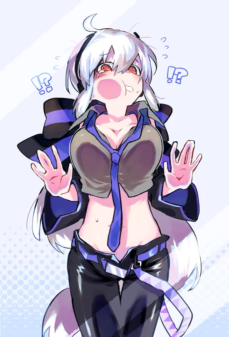 弱音ハクさんを壁に押し付けたいだけの絵 