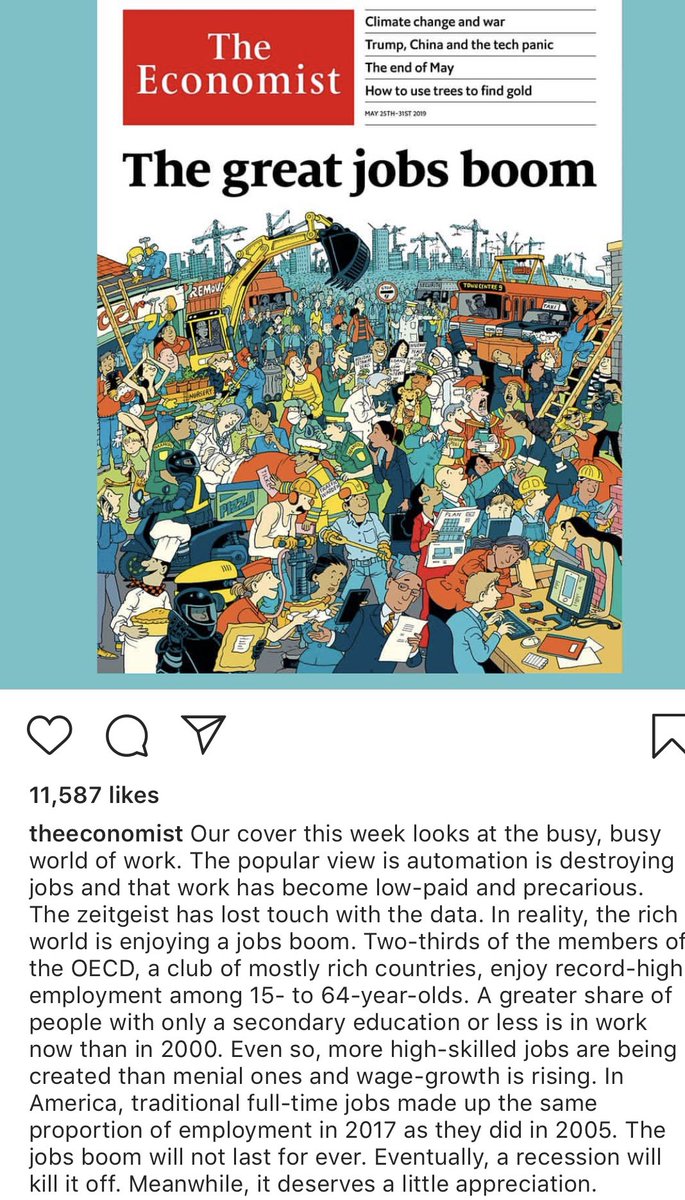 Good news should be shared. Reminds me of Garry Kasparov’s quote “To those who think #AI makes us redundant, I say no. We are being promoted.” A bit more #optimism is sometimes in order.