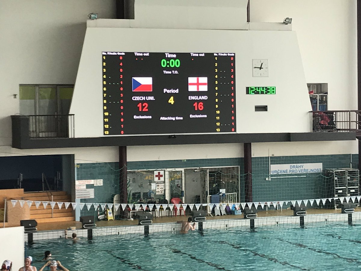 ENGWaterPolo's tweet photo. And the England women delivered, despite losing Captain Hawkins and Dean majored out! Brilliant performance with really effective half pool press and great keeping in the second half, final score CZE Uni 12 - ENG 16. Great work ladies! https://t.co/DDt78DGQVN