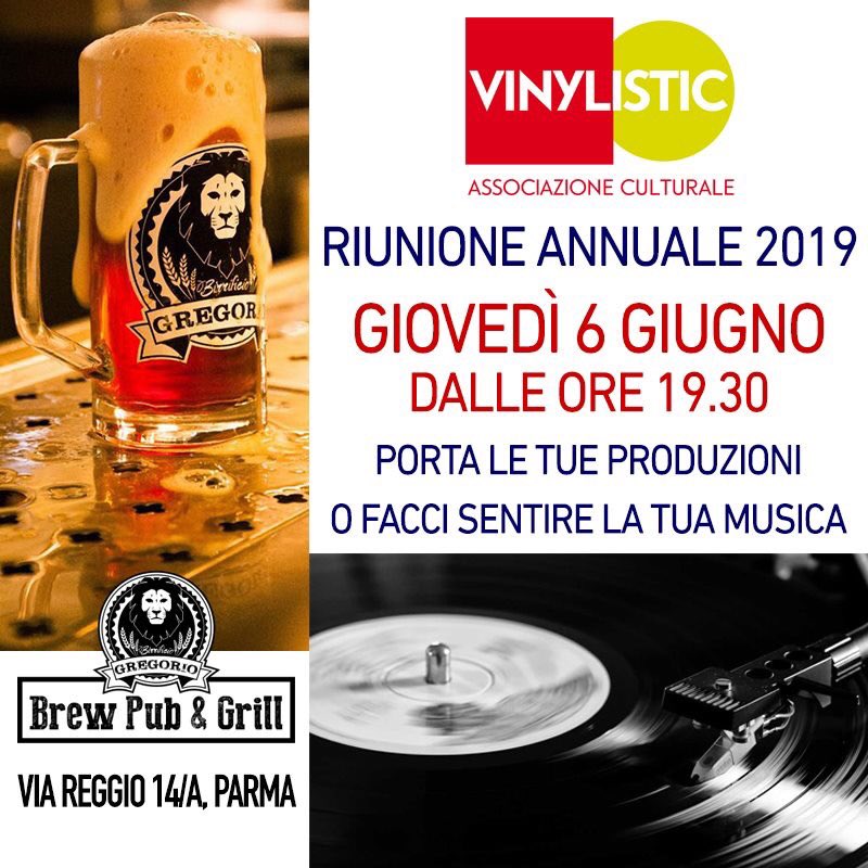 IL 6 GIUGNO si terrà la Riunione annuale 2019

Tutti gi associati sono invitati per conoscere i progetti di #Vinylistic, conoscersi e confrontarsi sulle tematiche più attuali che riguardano da vicino il mondo dei Disc-Jockey #DJ 

INFO ⏩facebook.com/events/1062075…
