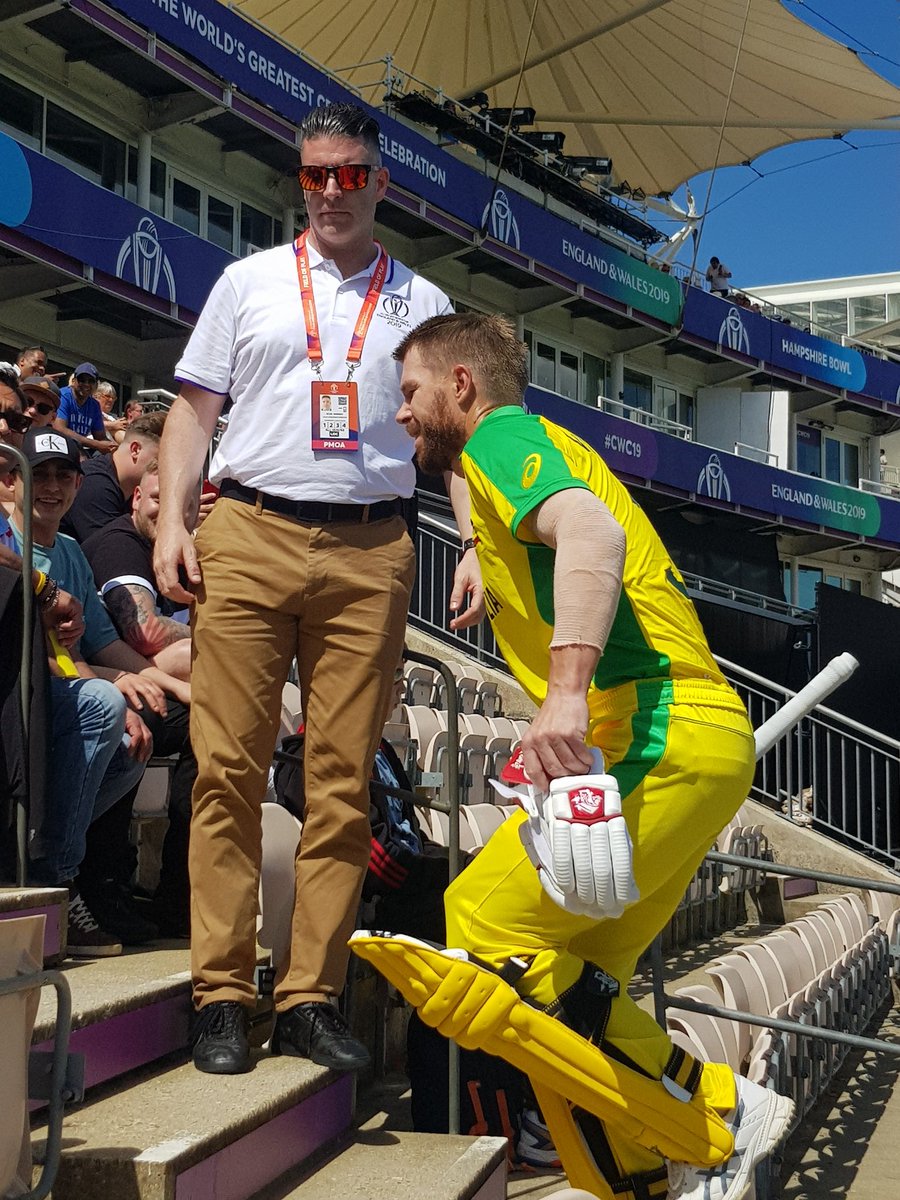 I think I'm one of the only aussies here but picked a decent place to sit <a href="/cricketcomau/">cricket.com.au</a> #cwc19