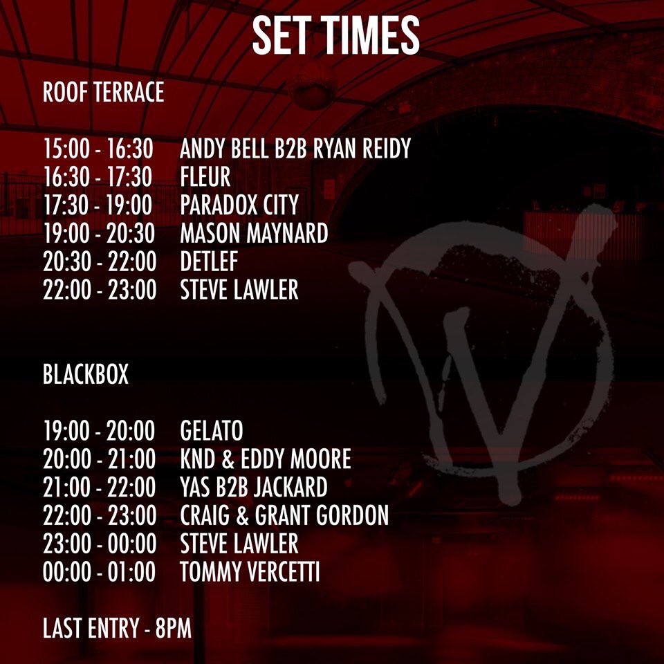 Set times for today’s show Birmingham‼️ #wearewarriors