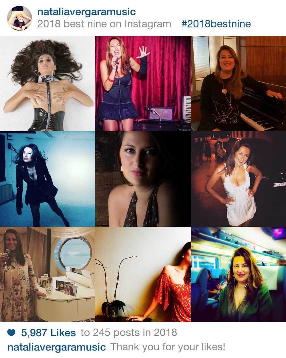 nvergaramusic's tweet photo. My best nine on Instagram 2018...
#nataliavergara #instalike #best2018 #artist https://t.co/LTqiSAiPu5