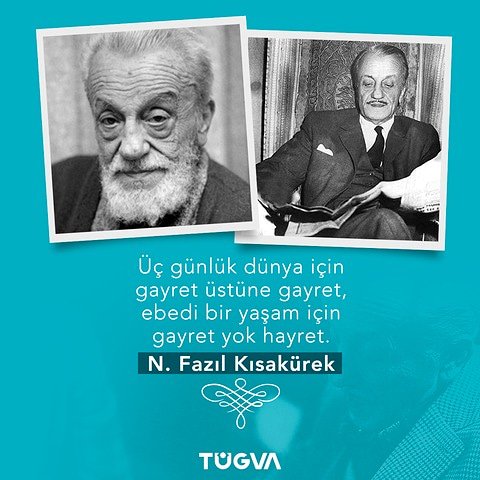 Düşünce ve fikirleri ile bizlere daima yol gösteren, edebiyatımızda derin izler bırakan büyük Üstadımız Necip Fazıl Kısakürek’i vefatının 36. yıl dönümünde rahmet ve minnetle anıyoruz! #NecipFazılKısakürek