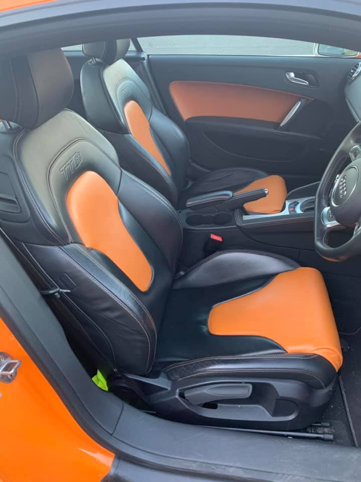 TT_Owners_Club's tweet photo. Our club secretary is selling his '11 plate TTS in prep for a new car arrival 😎 £12,500, 55k miles, FSH, distinctive colour and you'll have seen it at many events. Loving looked after by @DdbDetailing and @QuattroTechLtd Message us for more info! #TTS #SolarOrange #Audi #TT https://t.co/UVOftQ4QV7
