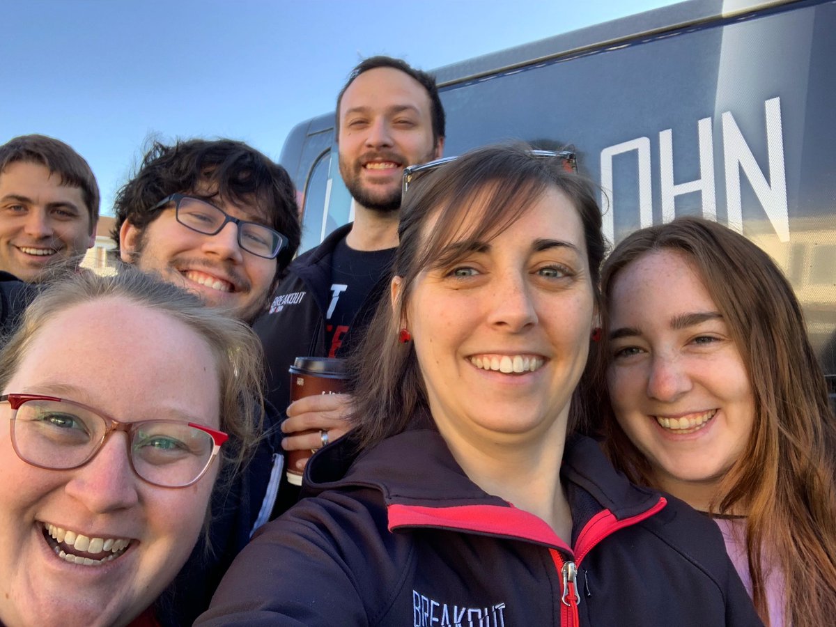 BreakoutSJ's tweet image. Some of the Breakout Saint John crew are off to the Escape Summit in Peterborough, ON! We’re planning for 18 escape games on our trip!!