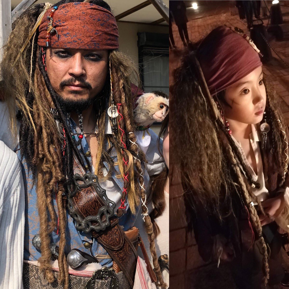 Captain Jack Sparrow 町興し仮装者 Al Twitter 息子は いつまで ジャック スパロウをしてくれるかな ジャック スパロウ ジャックスパロウ キャプテン ジャック スパロウ パイレーツ オブ カリビアン パイレーツオブカリビアン 仮装 コスプレ