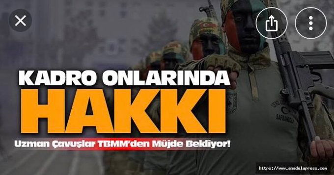 ErkanElmas59's tweet photo. TBMM Uzman Çavuşlar’ı görmezden gelme  #UzmCvslaraSesVerTurkiye https://t.co/0Vf1vydlpO