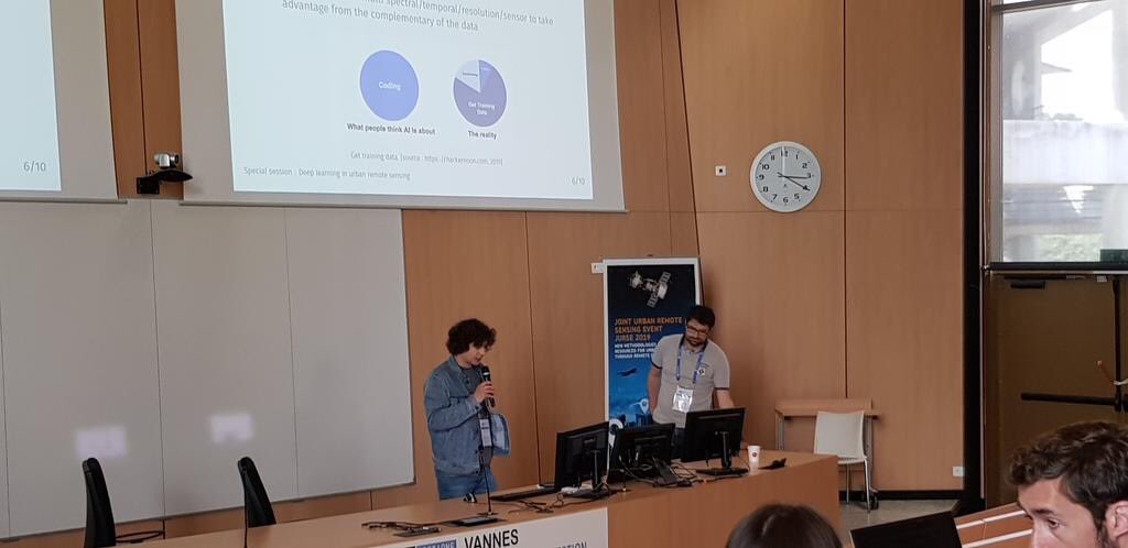 jjmweber's tweet photo. It was nice to organize a special session on training data at #JURSE2019 with @cmlkurtz and @gforestier. 5 interesting talks with so much perspectives ! Thanks to the organizers for this 4 great days !See you at Medellin in 2021 ! https://t.co/fvKLwLnwHT