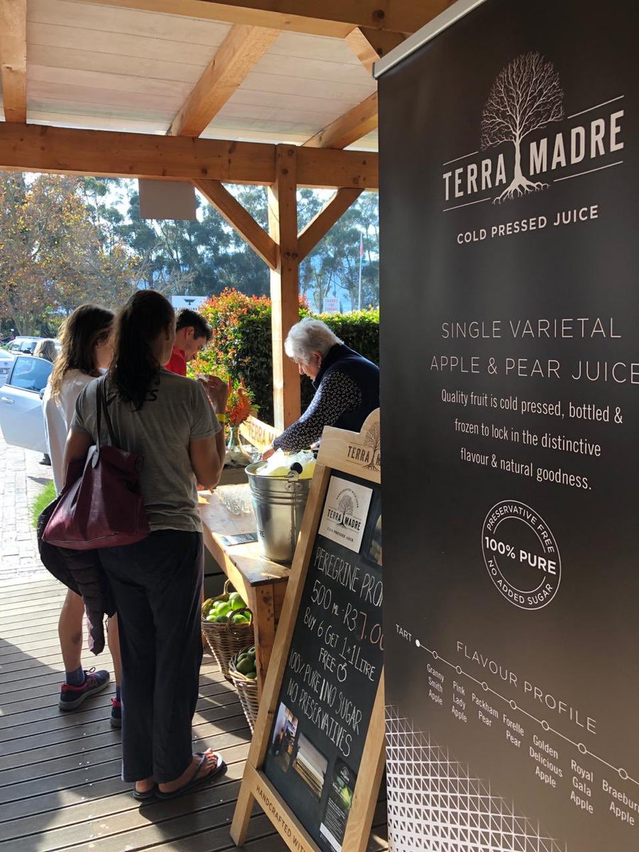Don’t miss out on tasting the delicious <a href="/terramadreelgin/">Terra Madre Elgin</a> juices at our farm stall today 🍏