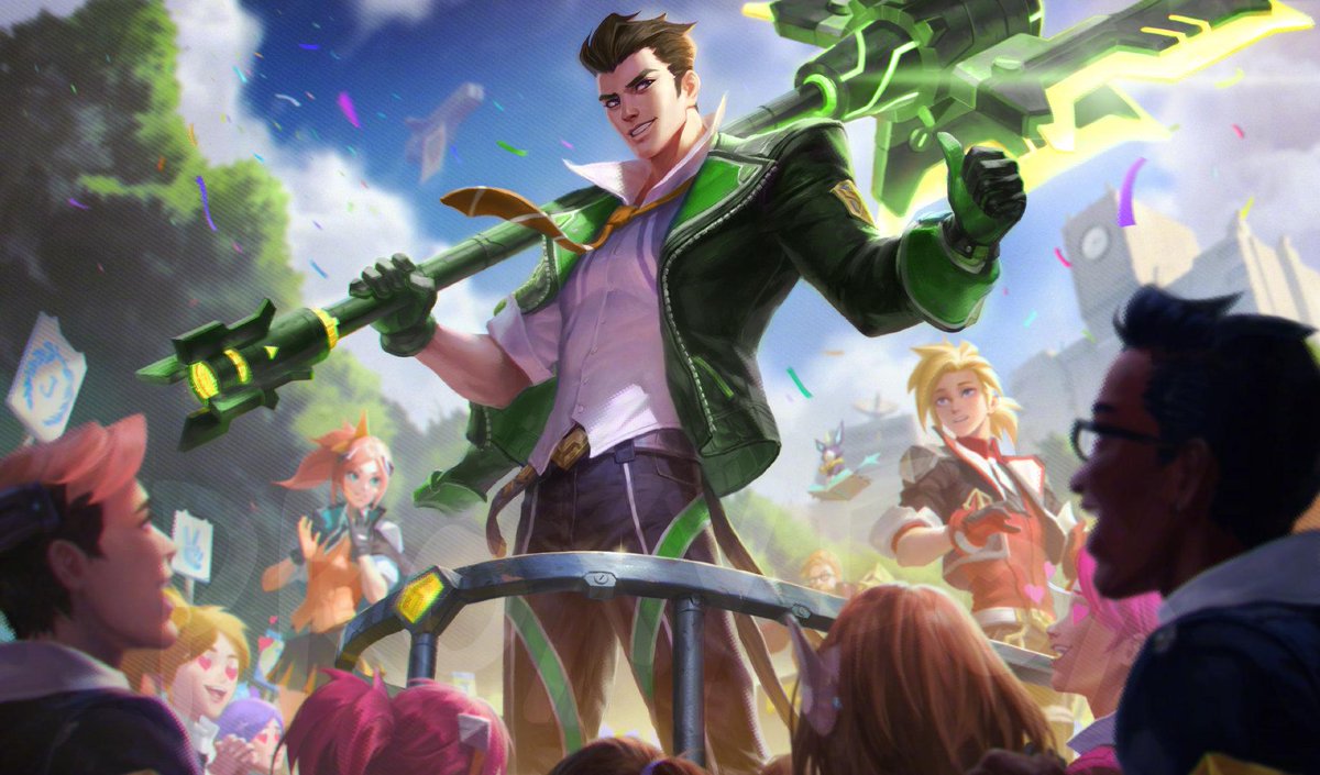 Giving away 15 Battle Academia Jayce chromas for EUW.

Unlocking:
- Jayce 
- Battle Academia Jayce (skin)
- Battle Academia Jayce exclusive chroma

The chroma can only be obtained through influencer giveaways as a part of the #LeaguePartner Program!

RT + follow to enter! 💚