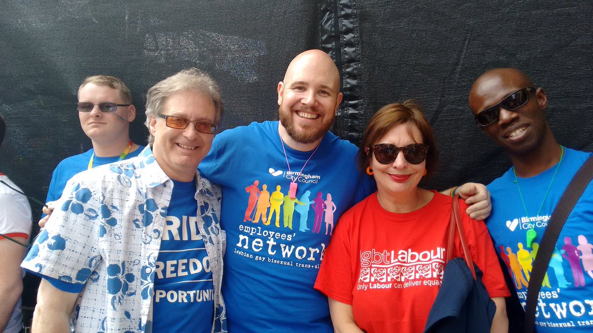 Liz Clements (@lizclements) on Twitter photo #BirminghamPride Cross party solidarity with Birmingham City Council's LGBT staff! <a href="/BrumLabour/">Birmingham Labour</a>  <a href="/PeterJFowler7/">Cllr Peter Fowler</a> <a href="/Harborne_Jayne/">Jayne Francis</a> <a href="/bcclgbt/">BhamCityCouncil LGBT</a> #BirminghamPride Cross party solidarity with Birmingham City Council's LGBT staff! <a href="/BrumLabour/">Birmingham Labour</a>  <a href="/PeterJFowler7/">Cllr Peter Fowler</a> <a href="/Harborne_Jayne/">Jayne Francis</a> <a href="/bcclgbt/">BhamCityCouncil LGBT</a>