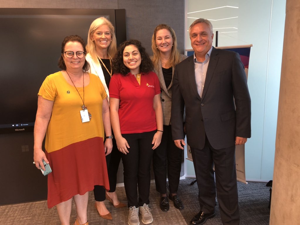 Honored to receive the inspiring visit at @DSMLatam in Sao Pulo of the @enactus global CEO @RachaelJarosh  and Brazilian @enactusbrazil CEO @JoanaRudiger ! Very fruitful meeting highlighting our partnership!