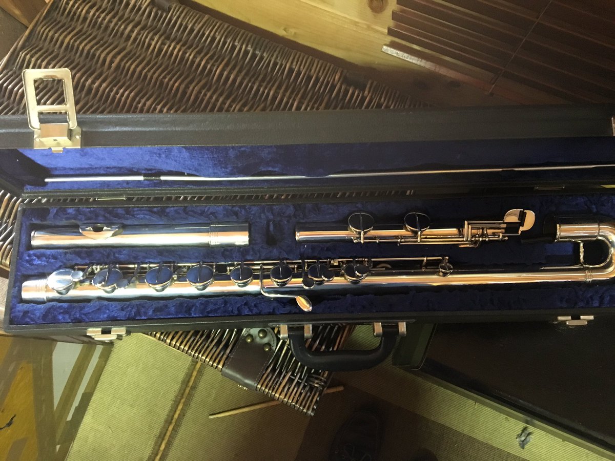 flutefix's tweet photo. Beautiful #monnig #bassflute #fluteoverhaul totally overhauled sounds and looks amazing https://t.co/wmVXGyFrK2