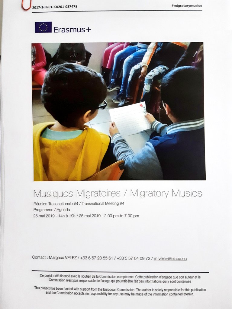 Le_LABA's tweet photo. Dans le cadre du projet #MigratoryMusics soutenu par @ErasmusplusFR, les partenaires français, belges et grecs se réunissent une dernière fois à #THESSALONIKI pour une réunion transnationale. https://t.co/XWrNOYQUCA