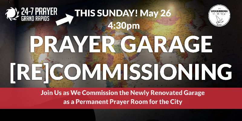 REMINDER: THIS SUNDAY 4:30p ---> PRAYER GARAGE RECOMMISSIONING ---> JOIN US! - mailchi.mp/1c40835fcfcf/r…