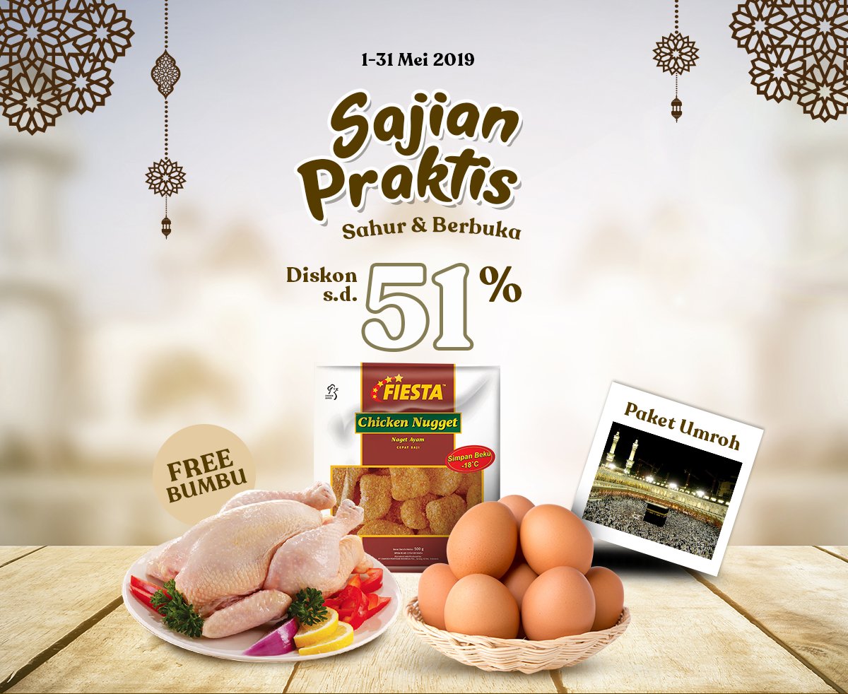 JDid's tweet photo. Sahabat JD! Belanja fiesta dan makanan lainnya di https://t.co/zwrZJkZEIS yuk hari ini! Diskon hingga 51% lho! ๐ Cek promo makanan favorit kamu di sini https://t.co/yWUEl7679I ๐ #jdid #dijaminori #semangatori #jdthr #traktiranhariraya #jdidtraktiranhariraya #jdfresh https://t.co/DcwPEQ3ldp