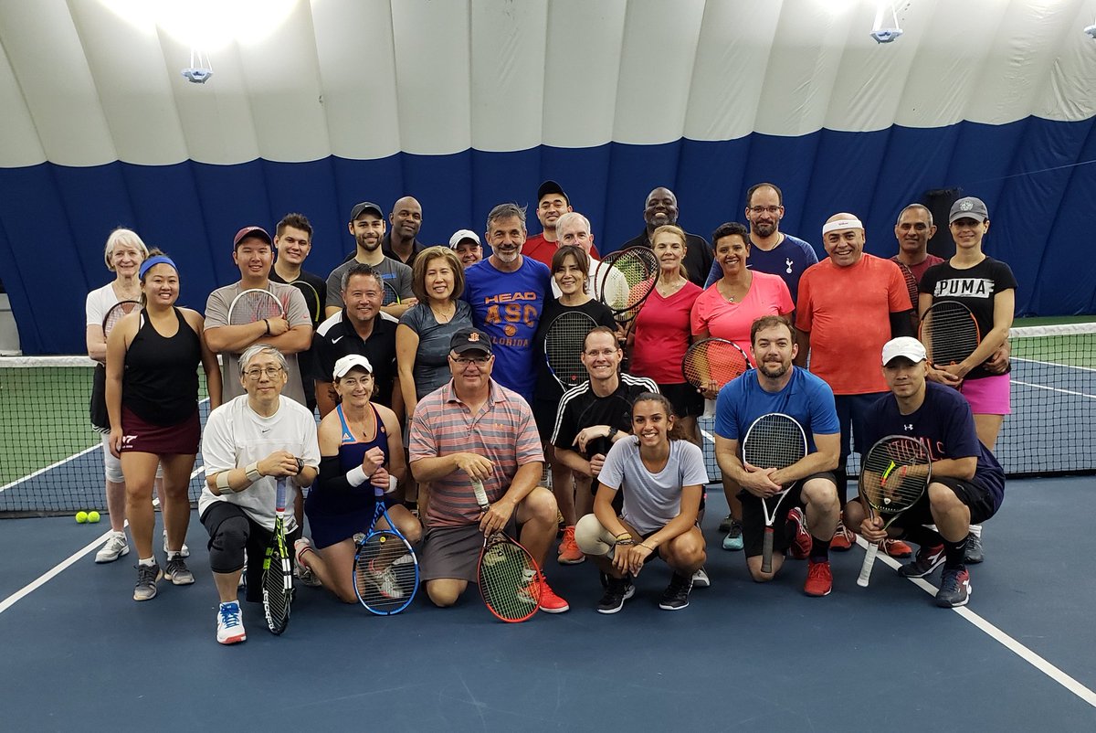 EmilioSVicario's tweet photo. Great expectation in 
Washington DC at @MontclairTennis. Thanks @gee0015 #adrian for welcoming @ASCFlorida and @SanchezCasal to show their #ASC360system https://t.co/5hDdpXrhN2