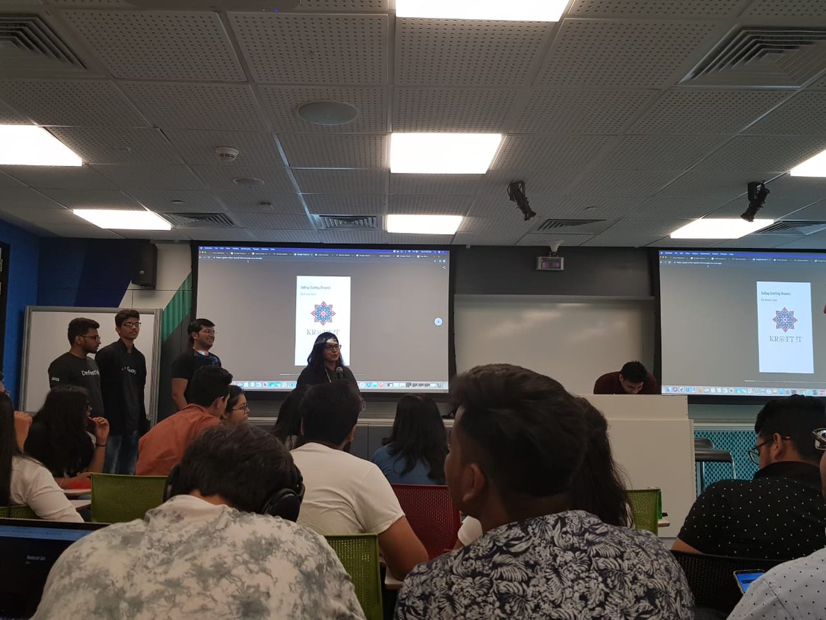 SurbhiAgarwal13's tweet photo. Brainstorming and Building solutions at GCDC! @gcdc_nd #turned1 @gdg_nd @WTM_Delhi https://t.co/VV29y9rQDY