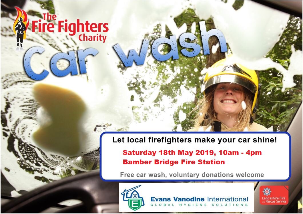 Sorry for the late declaration, but last week <a href="/LFRS_USAR/">Lancashire USAR</a> Bamber Bridge + on call crew raised a massive £1371 for <a href="/firefighters999/">Fire Fighters Charity</a> many thanks to <a href="/Leyland_Fire/">Leyland Fire</a> for their kind assistance!! @GM_SouthernArea <a href="/LancashireFRS/">Lancashire Fire & Rescue Service</a> <a href="/markieb_mark/">Mark Bendall</a>