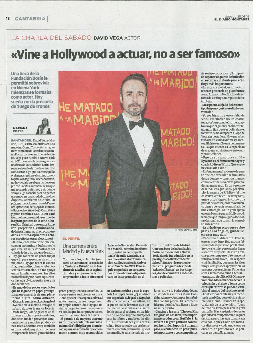 DavidVegaactor's tweet photo. Today at #spanish #press promoting our #hematadoamimarido #featurefilm #iTunes #premier and our upcoming #superhero #movie #chosenkin based on our #amazonprime #tvseries , thanks for your support! #actorslife #thebroganagency #esquire #netflix #telemundo  #españa🇪🇸 #thelongnight https://t.co/7pFUTujvgp