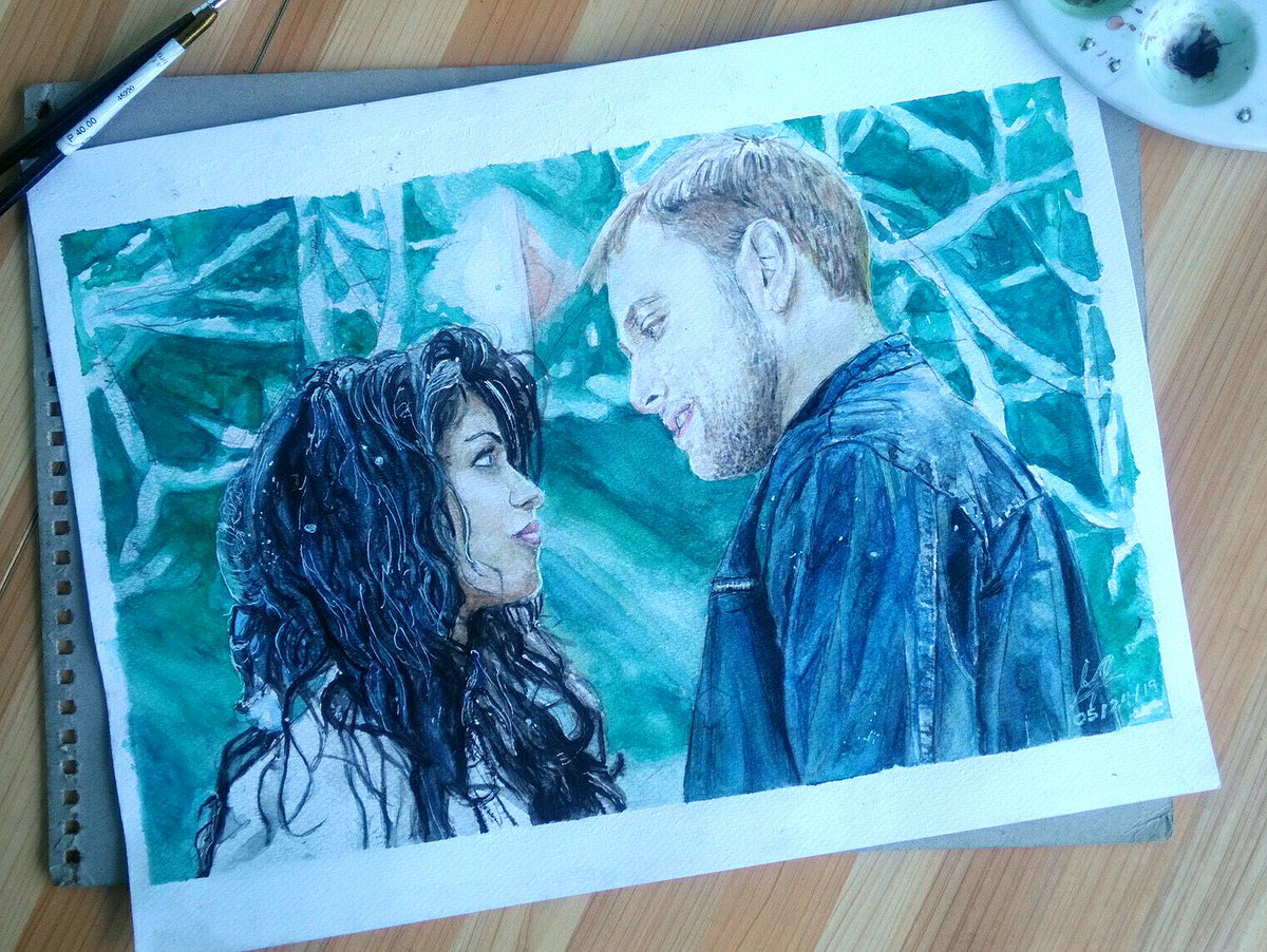 natsukki_s's tweet photo. These are Kala and Wolfgang from Sense8. I really love this series so I got inspired and I drew them. I'm making another one with Lito and Hernando next.

#sense8 #homosensorium #kalaandwolfgang https://t.co/k9cVhv6NGt