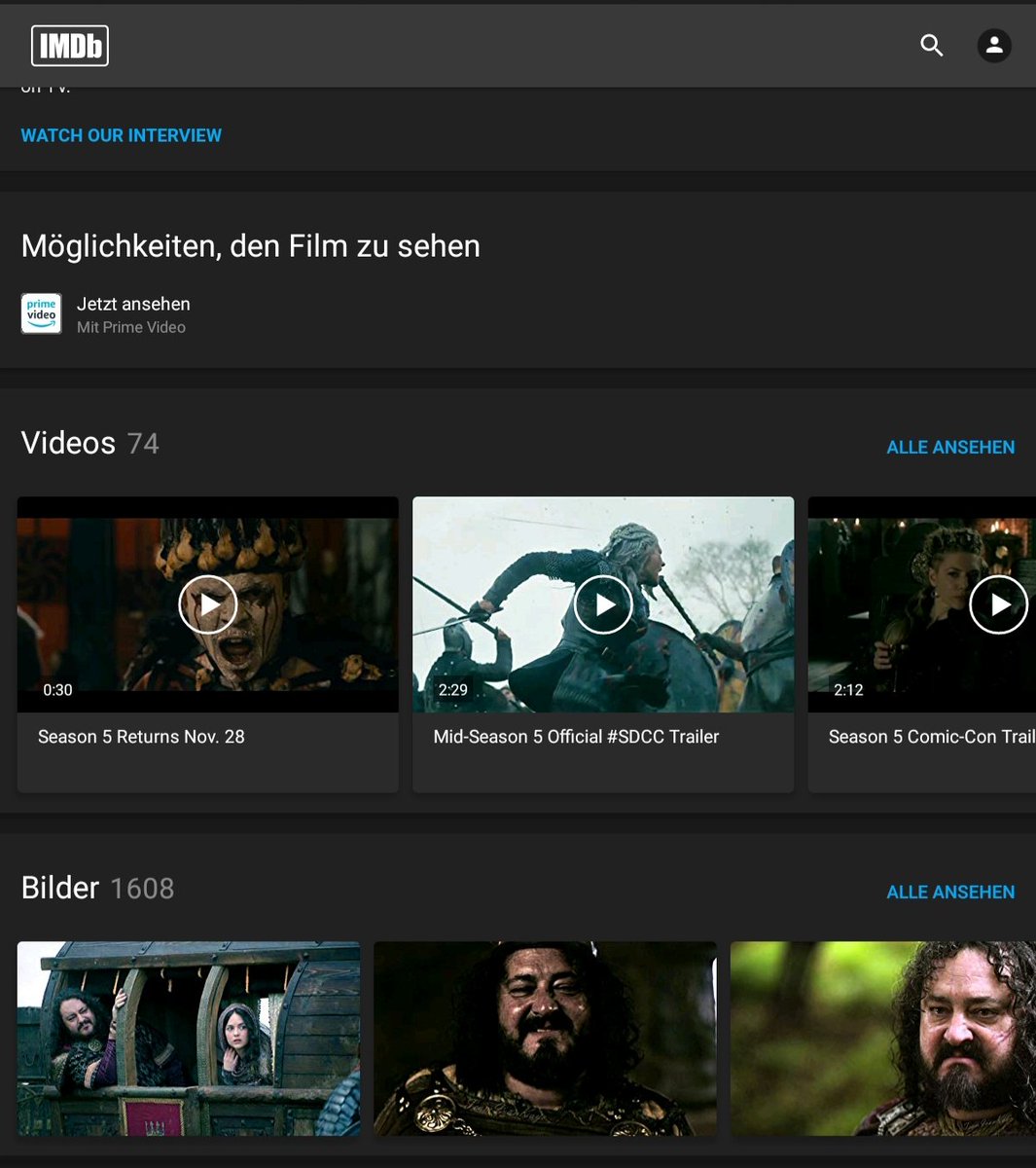 susanne_kurz's tweet photo. Sometimes it's just nice to look at the #HistoryVikings page on IMDb, photo section.😉👍😊
.
#Vikings #KingAelle #IvanKaye #goodselection https://t.co/Kg7uPnXLwQ