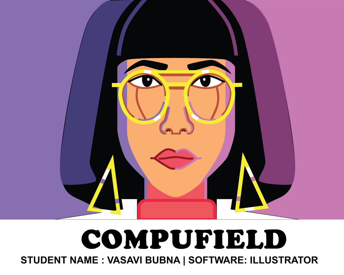 compufield's tweet photo. #adobe #illustrator Project Done By our Student Ms Vasavi Bubna at #compufield Computer Institute . #graphicdesign #creative #illustration . #bookfreedemo #kempscorner #bandra #thane #lokhandwala . https://t.co/oSLD8Di7Ub