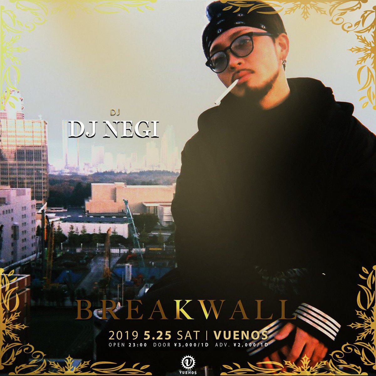 046negi's tweet photo. 2NITE.🌛
BREAK WALL at @VUENOS_CLUB 

今夜はVUENOSでお待ちしてます✨🤟🏼
ディスカウントゲスト希望はご連絡下さい💙遊びましょう☺️

#BW_VUENOS #CITY_ACE #HIDE春 
#FLYING_B https://t.co/koXattNsK3