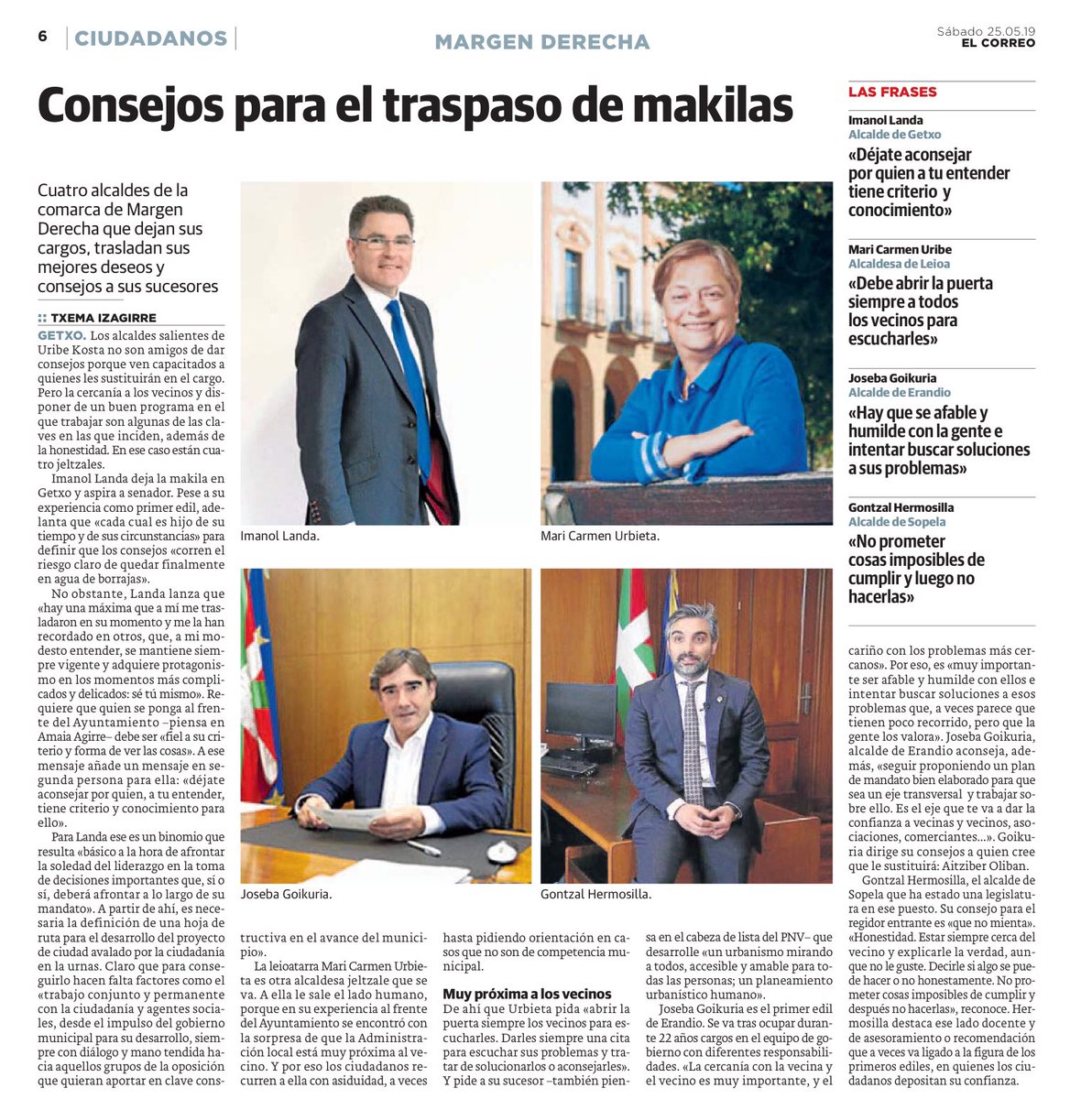 🙂 Finalizada la campaña, es de justicia reconocer y agradecer el gran trabajo de todos y cada uno de los concejales de EAJ-PNV, con Mari Carmen Urbieta a la cabeza. Eskerrik asko denoi!
Katea ez da eten! #LeioaBatEginik