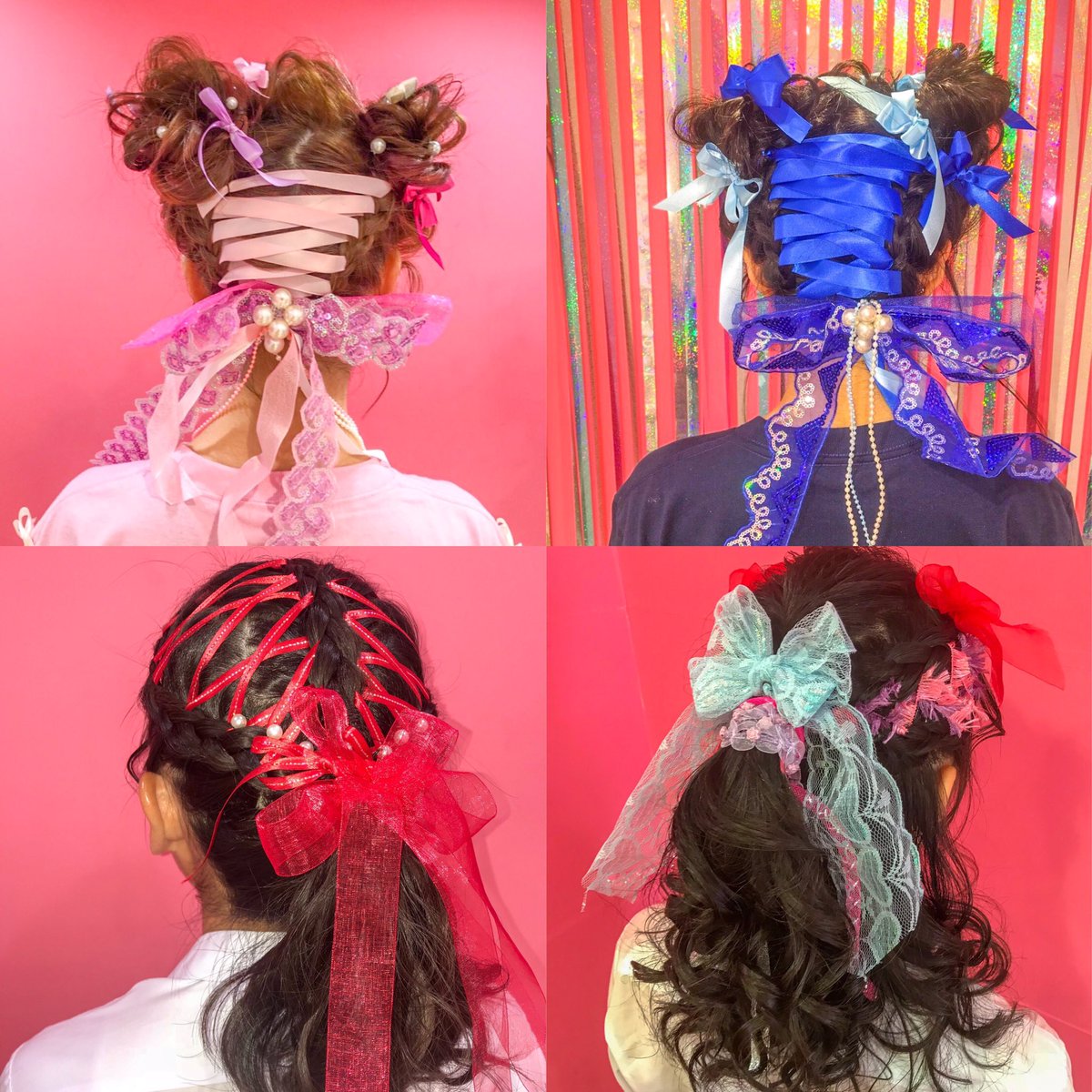 体育祭ヘアアレンジ