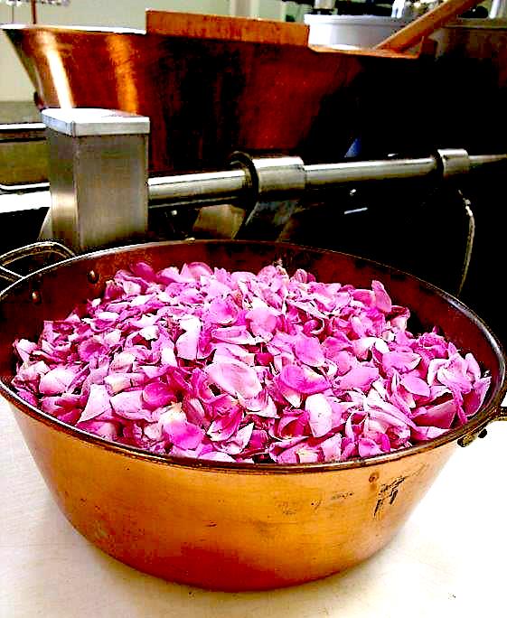 #mai #atelier #confitures : on se croirait dans une parfumerie ! 🌸 Cela sent bon la #rosedeGrasse, qui arrive fraîche tous les matins et que l'on transforme dans nos #chaudrons en un délicieux confit … Rencontre avec B.Aurbach : albertmenes.fr/blog/dans-le-s… #savoirfaire #artisanal