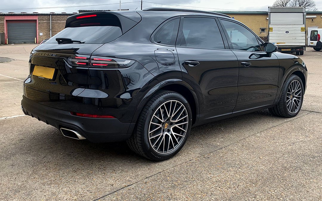 #Porsche #Cayenne #windowtinting and full exterior and interior #detailing and #ceramiccoat #paintprotection.