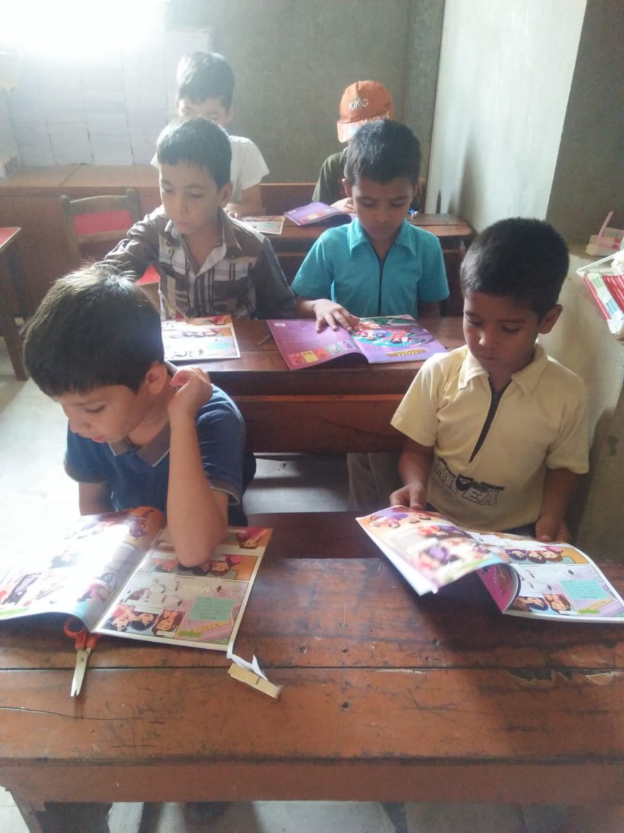AzCorpComics's tweet photo. Kids at Robin Hood Academy loved #SPD books and were eager to know more about sheeba, her team and their adventures.
#AzCorpEntertainment #art #comicbooks #BreakingNews https://t.co/43iOGrLI9L